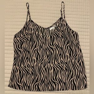 Society + Stitch zebra print camisole